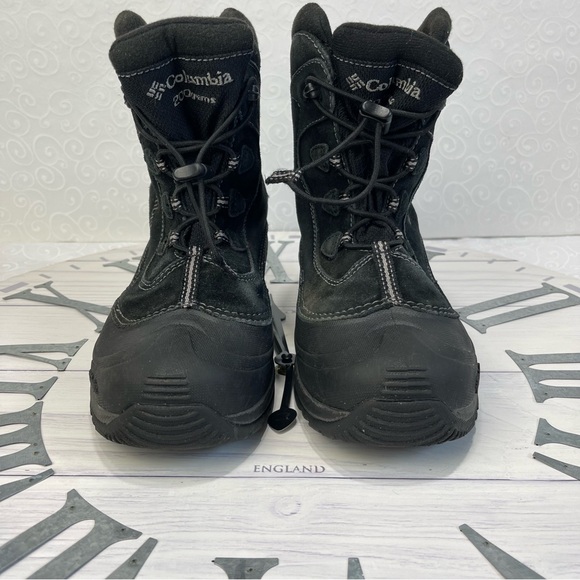 Columbia Bugaboot Snow Boots Weatherproof Size 7 Youth Boys Girls Kids Black - Picture 5 of 13